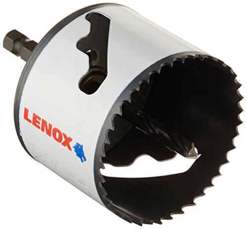 Lenox Tools - 1772956 LENOX Tools Bi-Metal Speed Slot Arbored Hole Saw with T3 Technology, 2-5/8