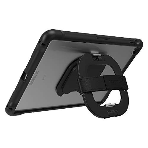 Otterbox Unlimited Series Case With Kickstand & Hand Strap + Screen Protector For Ipad 7Th, 8Th & 9Th Gen (10.2" Display - 2019, 2020 & 2021 Version) - Non-Retail/Ships In Polybag - Clear/Black #TOP2