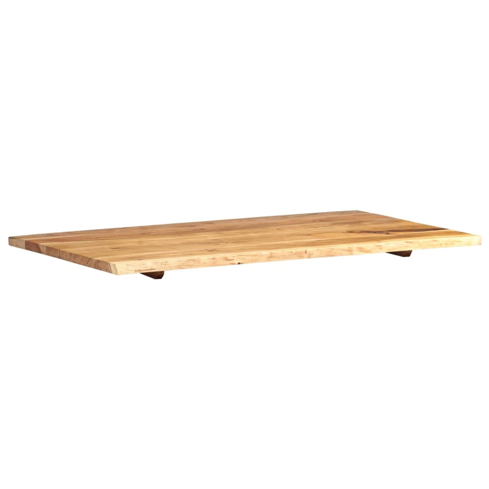 Gecheer Plateau de lavabo de salle de bain - Plaque en bois pour lavabo de salle de bain - Bois massif d'acacia - 100 x 52 x 2,5 cm