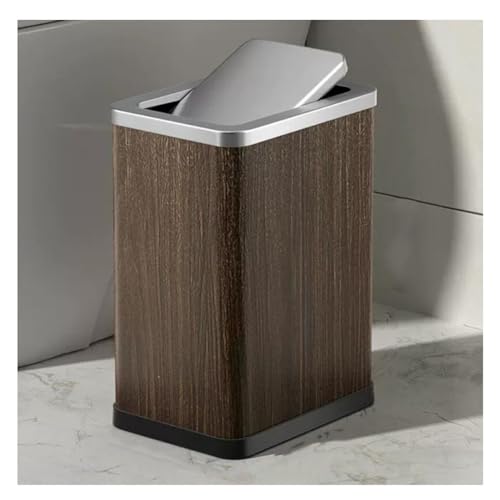 Poubelle de bureau 10L en inox multicolore idéale pour organiser l'espace de travail