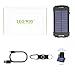 Solar Power Bank 36000mAh,Qi Wireless Charger Built in 3 Cables, Portable Charger Battery Bank with 3 Input 4 Output,Waterproof Battery Pack Charger for iPhone 12,13,MacBook,Samsung Galaxy,Tablet