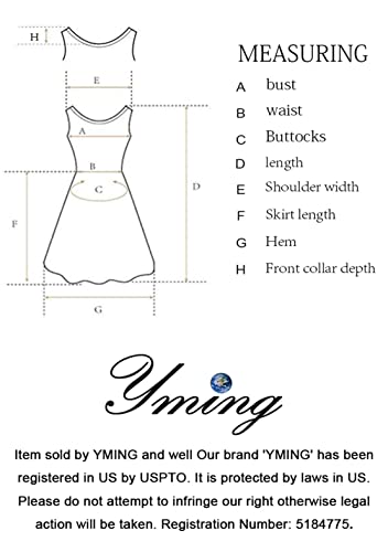 Image of YMING Womens Summer Spaghetti Strap Dresses Button Down Floral Sundress High Waist Swing Midi Dress with Pockets