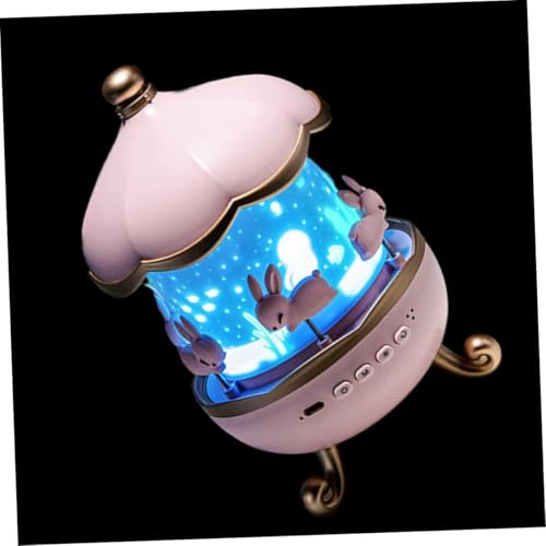 1 セット スタープロジェクター USB LED 導かれた装飾 子供部屋の装飾 保育園の誕生日ランプ うさぎの常夜灯 室内バイ カラフルなナイトランプ Abs