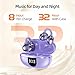 Clip On Ear Buds, Open Ear Headphones, Bluetooth 6.0 HiFi Stereo Clip Earbuds, 30H, LED Display Wireless EarBuds, Comfortable Lightweight, IP7 Waterproof Earphones, Earbud for Workout Running
