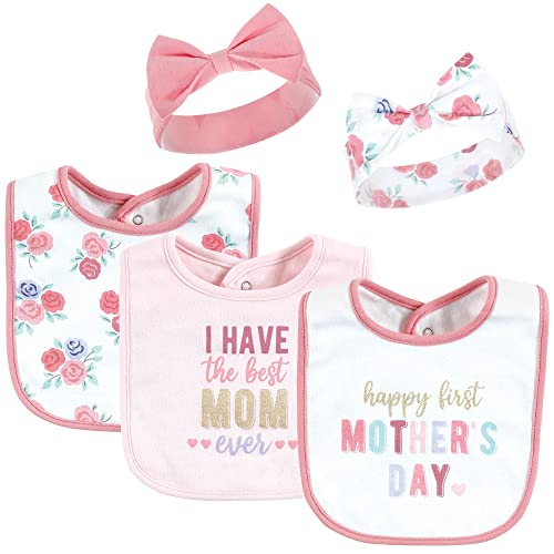 Image of Hudson Baby Unisex Baby Bandana Bibs and Headbands