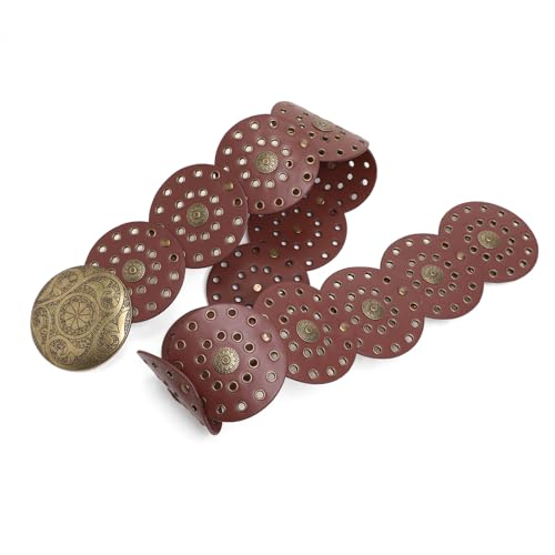 Women's Western Belt with Disc Buckle - Vintage Cowgirl Belt for Women's Dresses & Jeans3