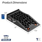 2.6" Lift Low Profile Car Ramps for Maintenance, Jack Support Only - Image 2
