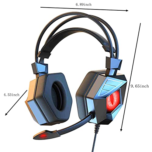 Around-Ear Bass Gaming Headset Surround Sound Kopfhörer mit Noise Cancelling Mikrofon mit Lichtern GC0 - Image 7