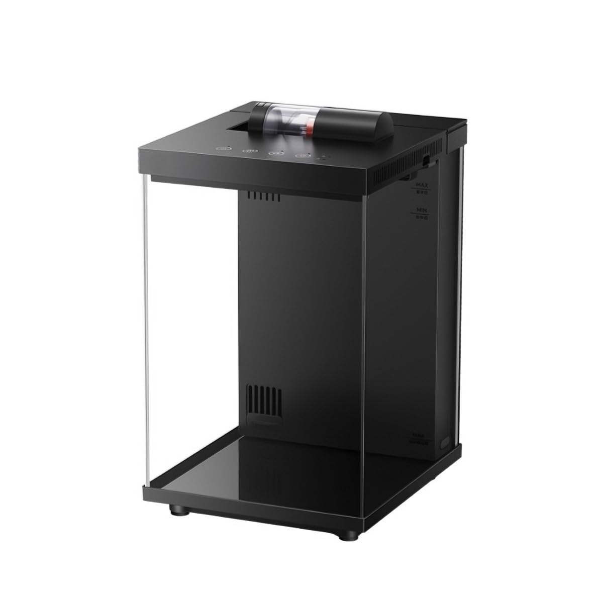 Smart Desktop Aquarium 10L Smart Fish Tank App Control Feeding Pro Filtration Mi Home Compatible No Assembly,Remote Feeding Smart Light System (10L)