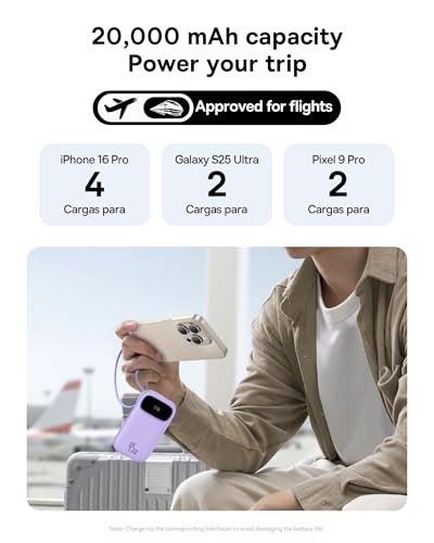 Power Bank PD3.0 QC4.0 Baseus 45W con carga rápida integrada 3
