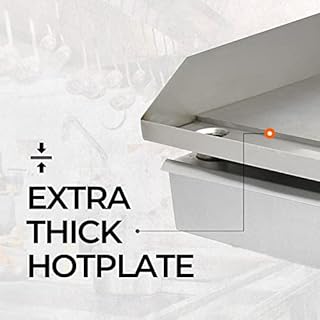 Piastra Elettrica da Cucina in Acciaio Inossidabile Piastra Elettrica Professionale Piastra Bistecchiera Commerciale per Bar e Ristoranti - 70 cm