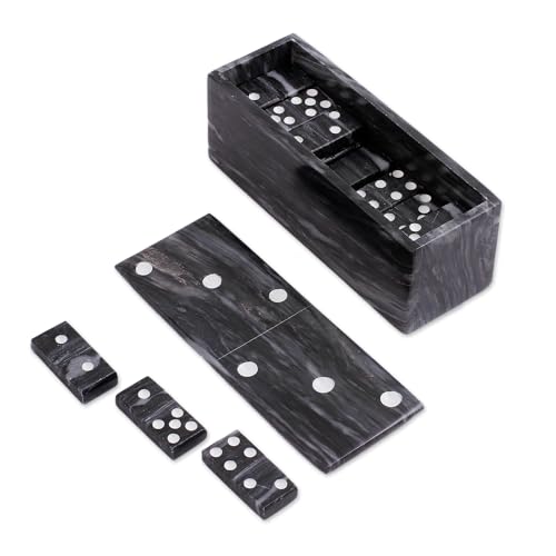 Set de Dominó Artesanal de Mármol Novica