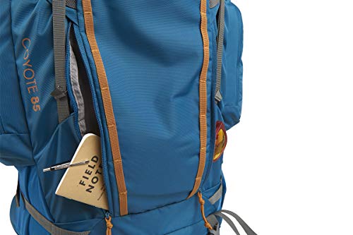Kelty Coyote 60-105 Liter Internal Frame Backpack - Hiking, Backpacking, Travel, Hydration Compatible, Fully Adjustable (85L / Dark Olive) #TOP4