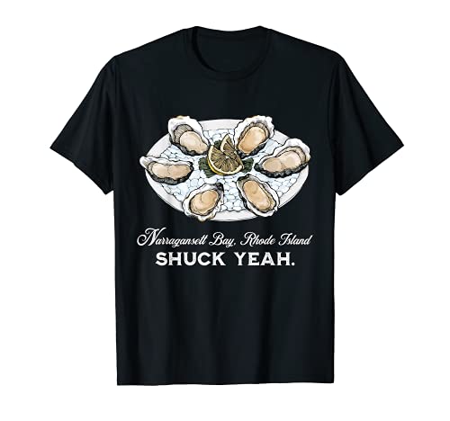 Narragansett Bay, Rhode Island Lustiger Shuck Yeah Urlaub T-Shirt