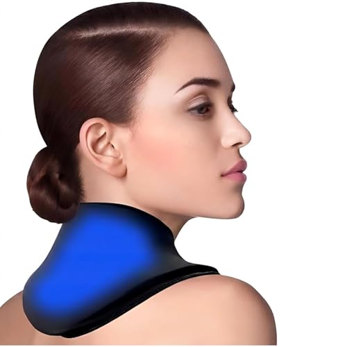 Almohadilla Termica para Dolor Cervical y Cuello - Cojin Cervical Microondas para mejorar Cervicales Dolor Cuello, Almohadilla Cervical apta para Crioterapia, Cojin Termico Frio y Calor