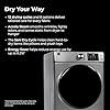 Kenmore 8.0 cu. ft. Front Load Electric Dryer with Wrinkle Guard & Accela Steam to Reduce Wrinkles, Static & Odors - Smart Sensor Drying - LED - ENERGY STAR Certified - Metallic Silver