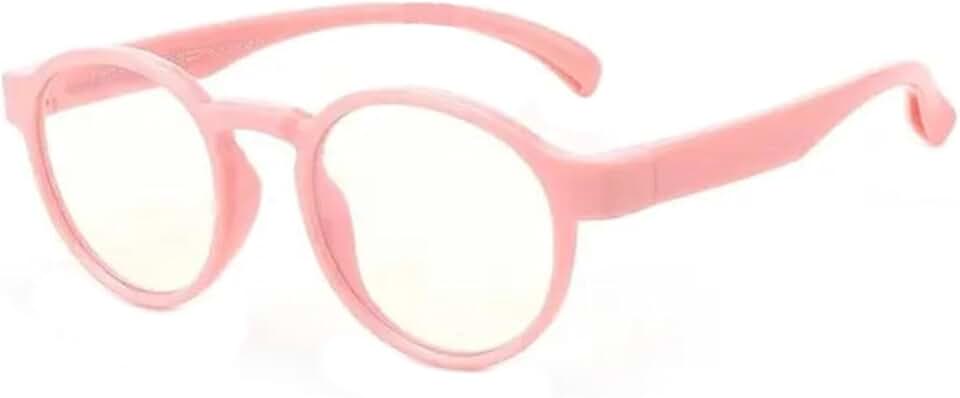 Reino Armação de Óculos Infantil Redondo, Flexível, 4 Cores, Unissex
