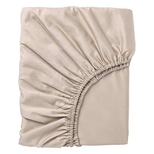 NATTJASMIN dra-på-lakan 180 x 200 cm ljusbeige