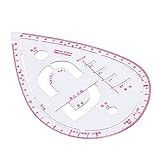 Doober Sleeve Curve Ruler Measure Plastic for Sewing Dressmaking Tailor Drawing Tool
