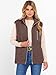 ANRABESS Womens Fuzzy Fleece Vest Oversized Sleeveless Sherpa Jacket Casual Warm Outerwear With Pockets Fall Fashion Clothes Brown Medium