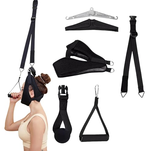 Dispositivo de tracción de cuello, hamaca para estirar el cuello sobre la puerta para aliviar el cuello, dispositivo de tracción cervical portátil, ayuda física para dispositivos de relajación del Dispositivo de tracción de cuello, hamaca para estirar el cuello sobre la puerta para aliviar el cuello, dispositivo de tracción cervical portátil, ayuda física para dispositivos de relajación del