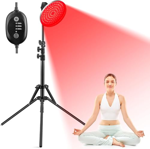 Lumière rouge 660nm lampe infrarouge 120 LEDs sans chaleur avec trépied ajustable