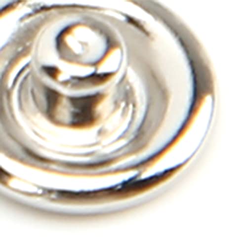 Conjunto de 100 Botões de Pressão, Ferramenta de Latão Invisível para Bebês, Proteção Ambiental, Pre