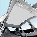 topfit for Tesla Model Y Sunshade Roof Window Insulation UV Rays Protection Sun Shade for Tesla Model Y Heat Blocking Shades