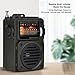 HRD‑700 Portable Shortwave Radio, Bluetooth 5.0 Radio Music Player, FM MW SW WB NOAA Receiver Full Band Broadcast Reception, Radio CD Player Radio Support Memory Card, 1000mah