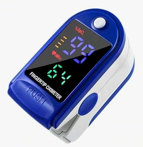 Finger Pulse Oximeter - NHS UK Approved Blood Oxygen Saturation Monitor for Adults
