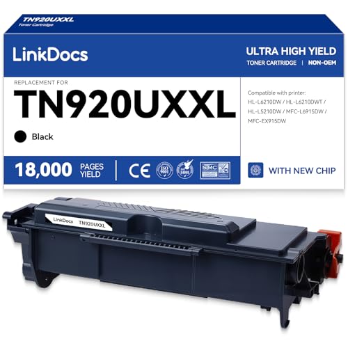 Image of LinkDocs TN920UXXL Ultra High Yield Toner Cartridge V2 Replacement for Brother TN920UXXL Compatible with HL-L6210DW HL-L5215DW HL-L6210DWT HL-L6217DW HL-L6310DW HL-L6415DW HL-L6415DWT Printer