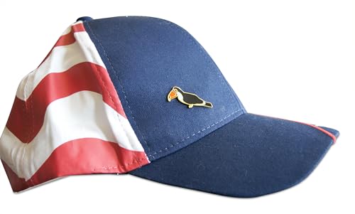 Image of Novel Merk Bird - Flying Animal Lapel Pin, Hat Pin & Tie Tack Set - with Clutch Back