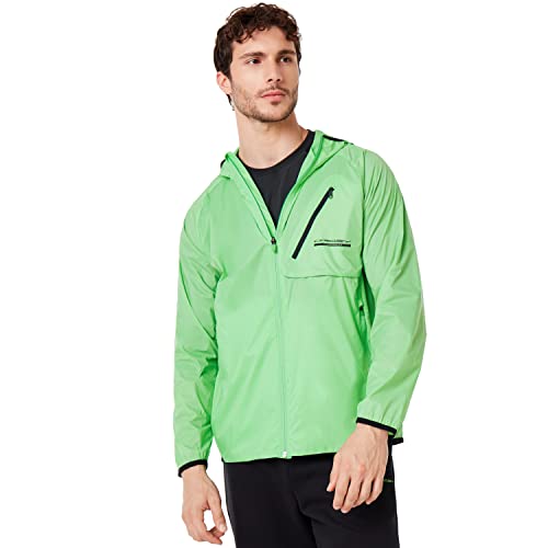 Oakley Men's Packable Jacket, Laser Green, S #TOP16