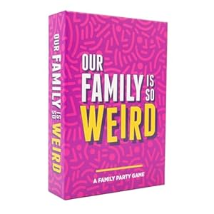 DSS Games Our Family Is So Weird | Family Party Game for Hilarious Voting | Family Card Games for Adults & Kids, 150 Prompts | Fun Games for Family Game Nights, Gatherings & Parties | Ages 14 Up