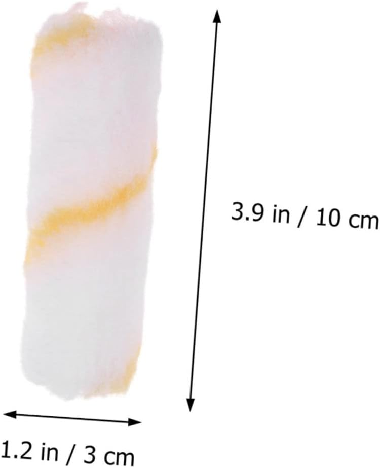 48pcs Mini Paint Roller Covers Craft Roller Refills for Smooth Painting Walls Furniture and Areas