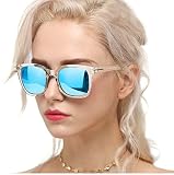 Myiaur Fashion Sunglasses for Women Polarized Driving Anti Glare UV400 Protection Stylish Design