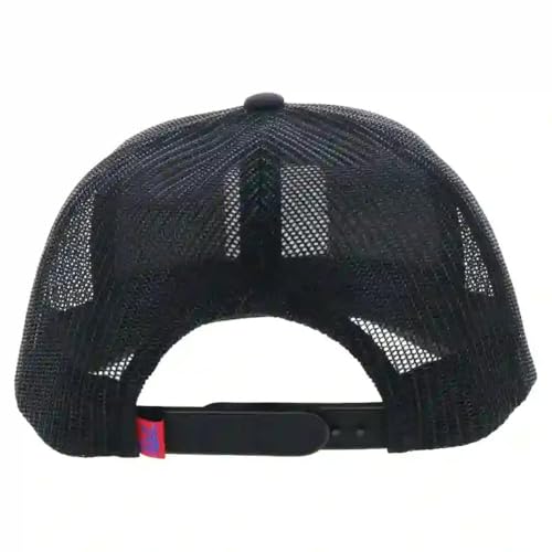 Image of HOOEY Officially Licensed Pabst Blue Ribbon One Size Fits All Adjustable Snapback Hat for Men and Women Mesh Back Trucker Hat