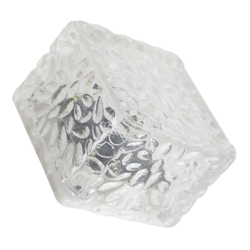 MAGICLULU Lampe Solaire Extérieure LED Petite Taille Froide Blanche Étanche Brique Lumineuse Décorative pour Jardin, Allée et Terrasse, Éclairage Encastré au Sol, Énergie Solaire Autonome