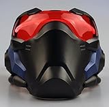 2018 Halloween Soldiers 76 Weapon Light-up Adult Cosplay Mask Exclusive 1:1 Collectible Props