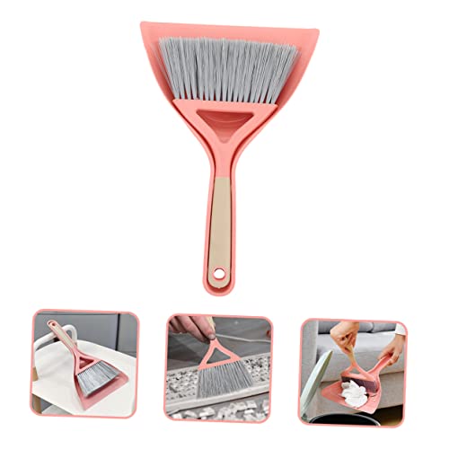 PACKOVE Besen Und Kehrschaufel Set Mini Kehrschaufel Mini Besen Für Hause Desktop Reinigung Mit Flexiblen Bürstenhaaren Material Und Aufhängeloch Für Einfache Lagerung – Bild 4