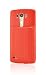 LG G3 case, LiViTech(TM) Honey Comb TPU Soft Silicon Extended Battery Cover Case for LG G3 (Red)