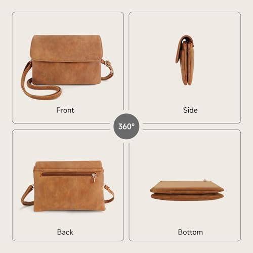 Image of Crossbody Purse, PU Leather Women's Crossbody Handbags Small Crossbody Bags for Women and Girls, Crossbody Handbag