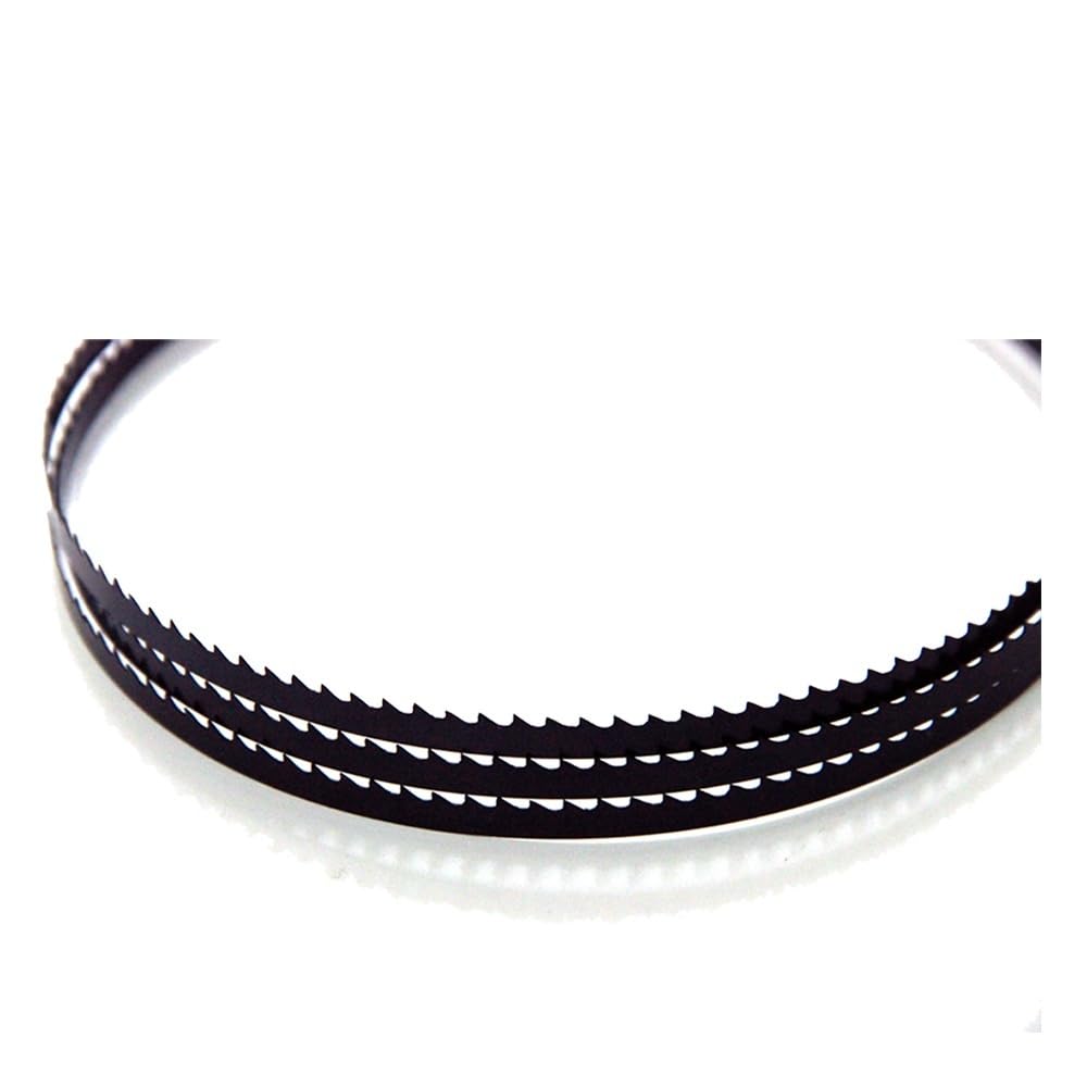 2 szt. 2120 mm brzeszczoty do piły taśmowej do drewna 2120 x 9,5 x 0,5 mm 10 zębów na cal brzeszczoty do piły taśmowej z włókna węglowego akcesoria do narzędzi do obróbki drewna