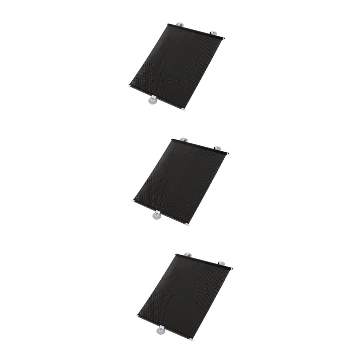 ULTECHNOVO 3 Piezas Protector De Sombra Inferior Persianas Temporales Portátiles Cortinas Automáticas Cortina Parasol Retráctil Parasol para Coche Persianas para Coche Parasol del Parabrisas