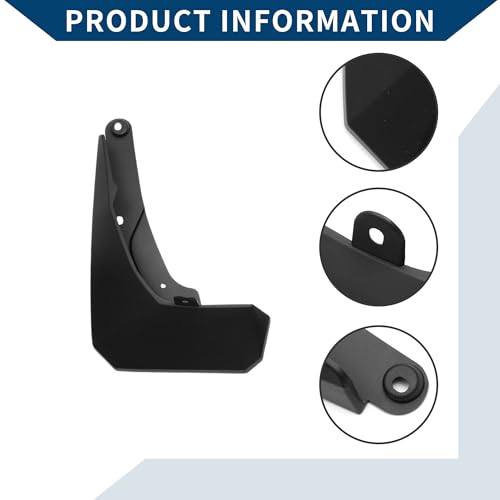 Image of Mud Flaps Splash Guards W /Mount Accessories for Toyota Yaris Cross 2023 Front and Rear Mud Guards 1 Set