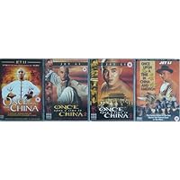 ONCE UPON A TIME IN CHINA 1-4 COMPLETE JET LI COLLECTION / 1. PART 1 / 2. PART 2 / 3. PART 3 / 4. ONCE UPON A TIME IN CHINA AND AMERICA = ULTIMATE 4x DVD UK SET