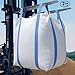2 Pack FIBC Bulk Bag,2 Ton Bag,4400lbs SWL Safty Factor 3:1,35
