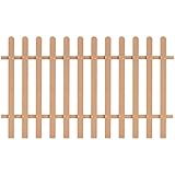 Questa staccionata rustica è un ottimo e decorativo confine per giardino o terreno, ma può anche essere utilizzato come bordo per aiuole o altri elementi da giardino.