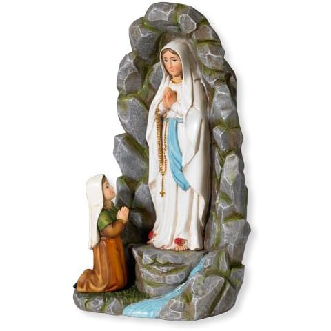 Avalon Gallery Our Lady of Lourdes and Saint Bernadette Grotto Statue Cover