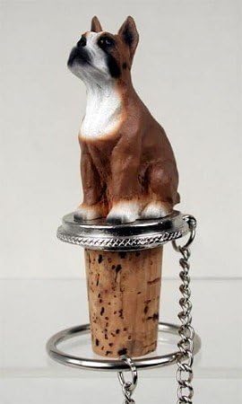 Boxer Wine Bottle Stopper - DTB33A by Conversation Concepts by Con